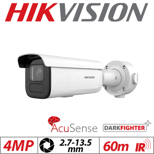 Hikvision 4MP AcuSense Bullet Camera Motorized 2.7–13.5mm