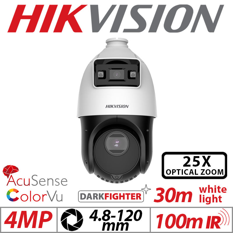 4MP Hikvision TandemVu AcuSense PTZ Camera 25X Zoom