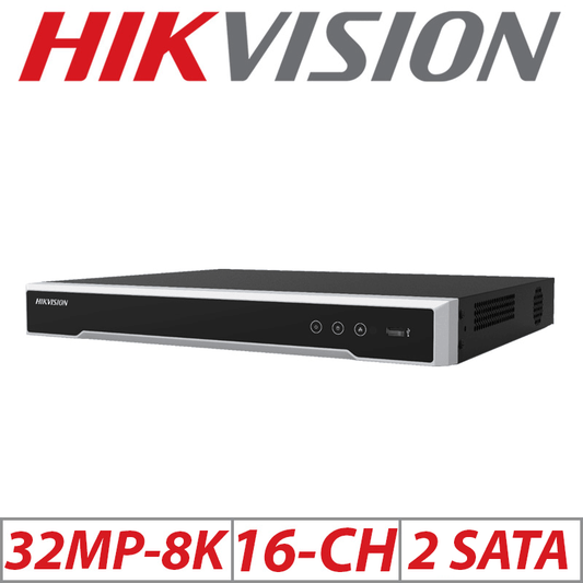 8MP HIKVISION 16CH NVR IP POE HDMI DS-7616NI-M2/16P