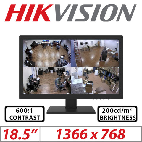 18.5" Hikvision Full HD LED Monitor – DS-D5019QE-B
