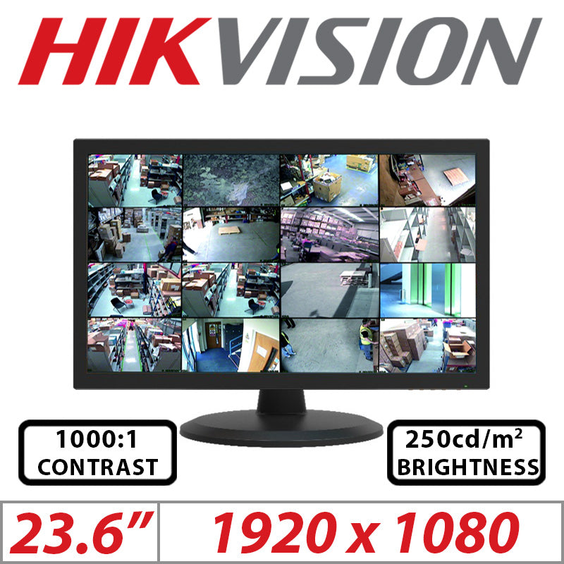 23.6" Hikvision Full HD Display Monitor – DS-D5024FC