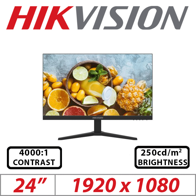 Hikvision 24" Full HD Monitor – Model DS-D5024FN10