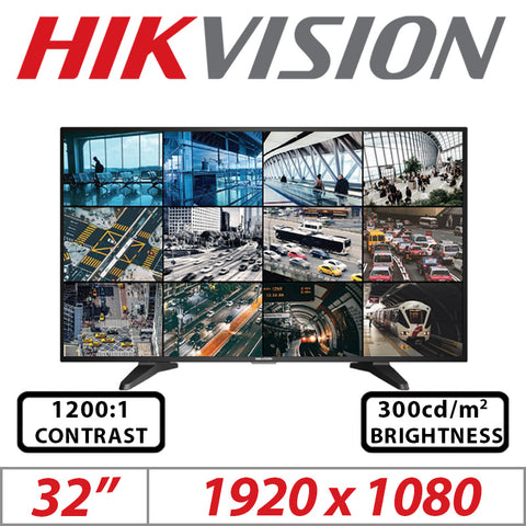 Hikvision 32" LED FHD Monitor – Model DS-D5032QE