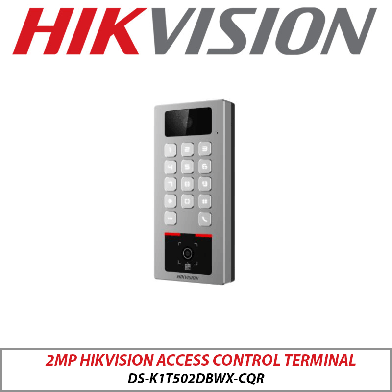 2MP HIKVISION Access Control Terminal DS-K1T502DBWX-CQR