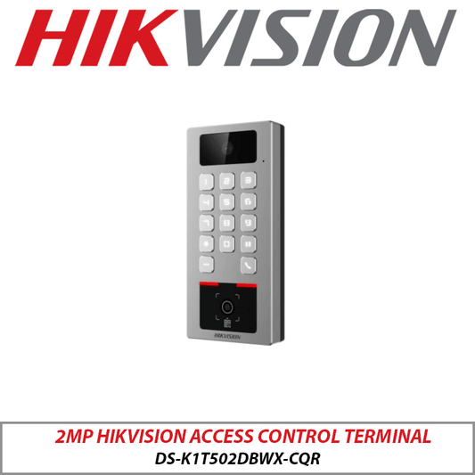 2MP HIKVISION Access Control Terminal DS-K1T502DBWX-CQR