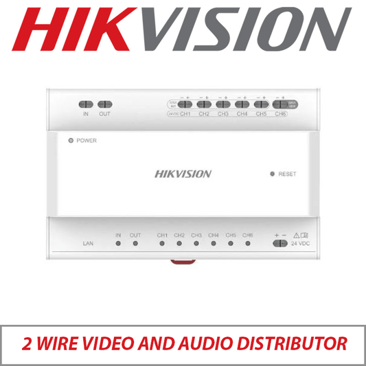 Hikvision 2-Wire Video & Audio Distributor DS-KAD7060EY G1