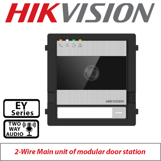 Hikvision 2MP 2-Wire Video Intercom Main Unit Door G2