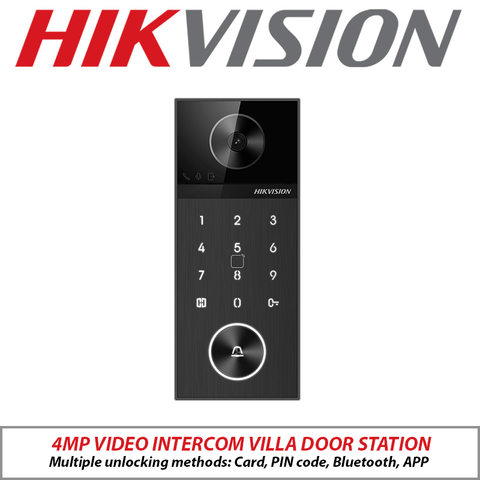 4MP Hikvision Video Intercom Villa Door Station DS-KV6124-WBE1