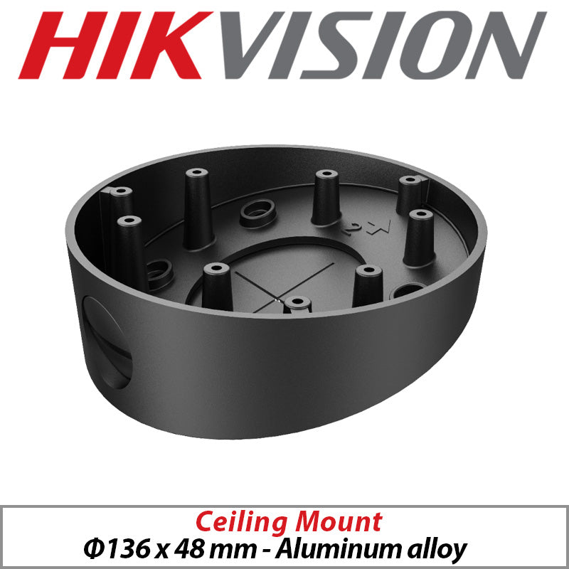 Hikvision Inclined Ceiling Mount for Dome Camera Black DS-1281ZJ-DM23