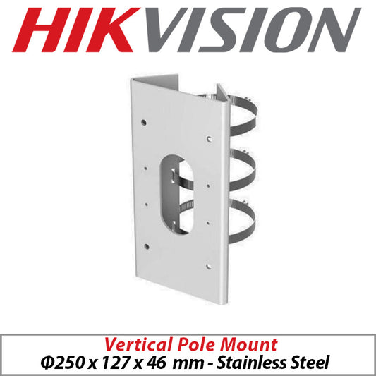 HIKVISION VERTICAL POLE MOUNT DS-1475ZJ-Y WHITE