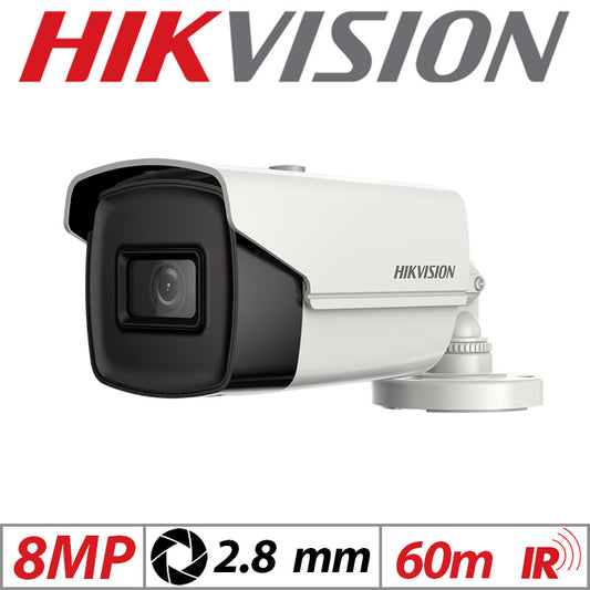 8MP Hikvision 4-in-1 Bullet Camera 2.8mm White