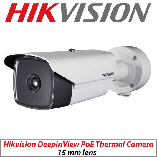 Hikvision Deep InView Thermal IP PoE Bullet Camera 15mm