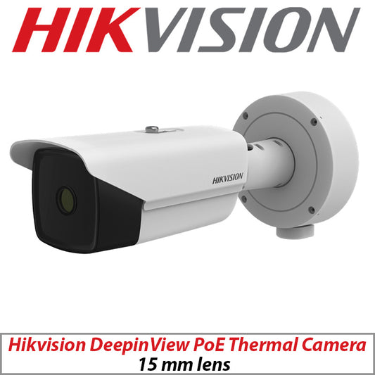 Hikvision DeepinView Thermal 15mm IP PoE Bullet Camera PI