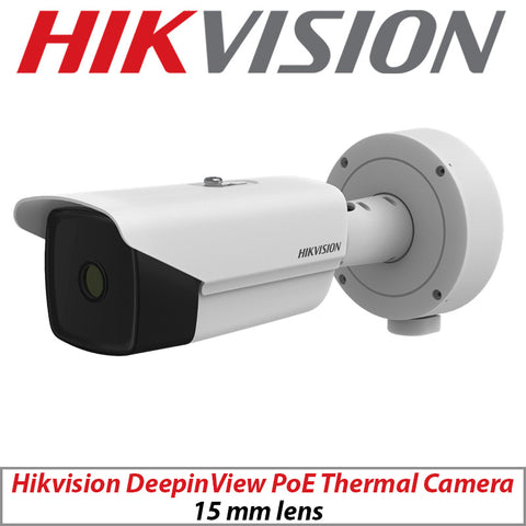 Hikvision DeepinView Thermal 15mm IP PoE Bullet Camera PI