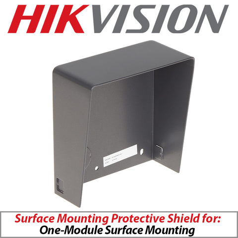 HIKVISION Surface Mount Protective Shield for 1-Module DS-KABD8003-RS1