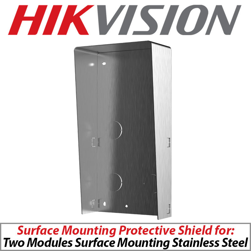 HIKVISION SS Surface Mount Protective Shield for 2-Module DS-KABD8003-RS2/S