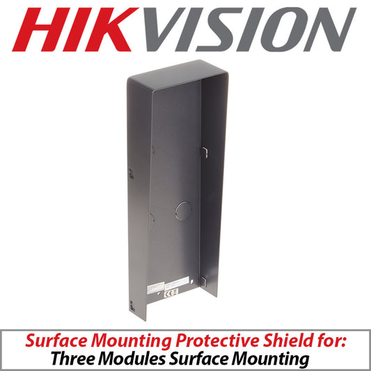 HIKVISION Surface Mount Protective Shield for 3-Module DS-KABD8003-RS3