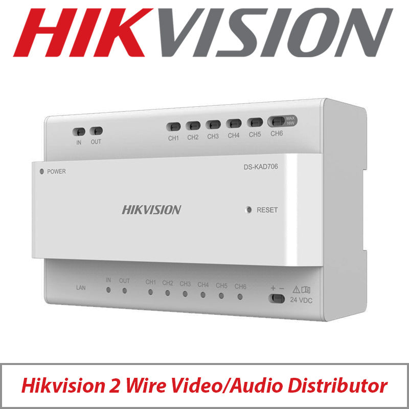 2MP Hikvision 2-Wire Surface Mount Video Intercom Kit DS-KIS702Y