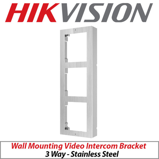 Hikvision Wall Mount SS Video Intercom Bracket 3-Way DS-KD-ACW3-S