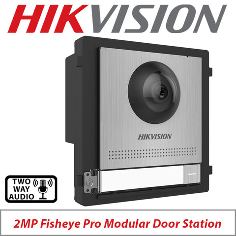 2MP Hikvision Fisheye SS IP PoE Video Intercom DS-KD8003-IME1/S