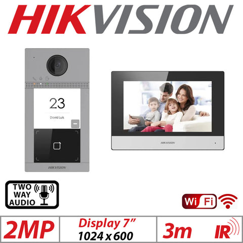 2MP Hikvision Video Intercom Villa Door Station Kit DS-KIS604-P(C)