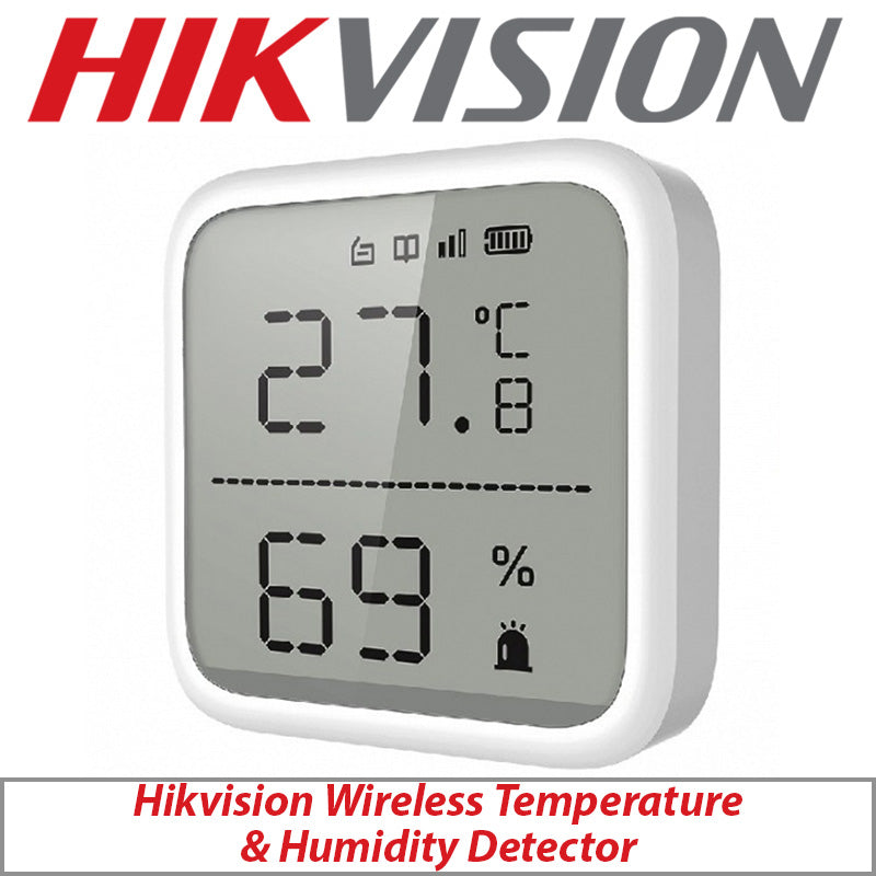 Hikvision AX Pro Wireless Temp & Humidity Detector – DS-PDTPH-E-WE