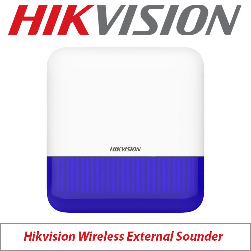 Hikvision AX Pro Wireless Outdoor Sounder – DS-PS1-E-WE-BLUE