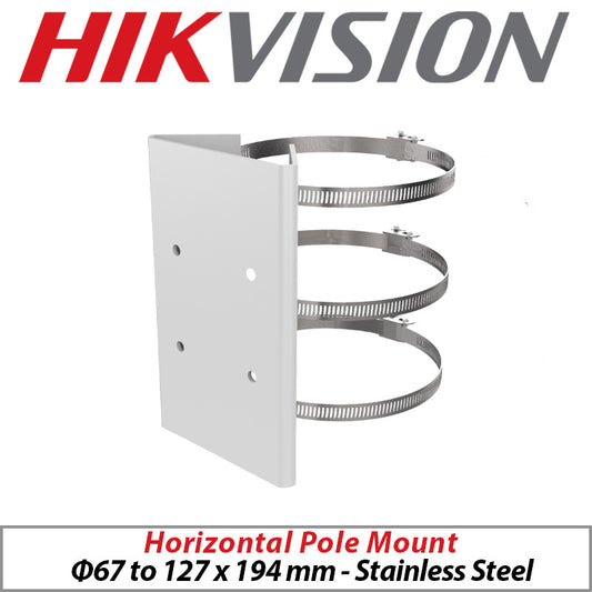 Hikvision Horizontal Pole Mount Bracket for Panovu & Speed Dome DS-1673ZJ