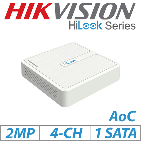 2MP 4CH HIKVISION HILOOK AOC 4-IN-1 DVR-104G-M1/T