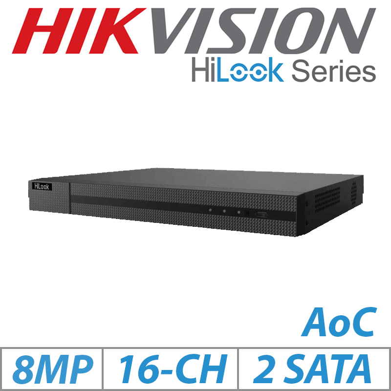 HiLook 8MP 16CH AI Turbo 1U DVR H.265 DVR-216U-M2