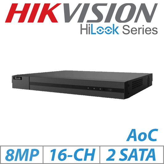 HiLook 8MP 16CH AI Turbo 1U DVR H.265 DVR-216U-M2
