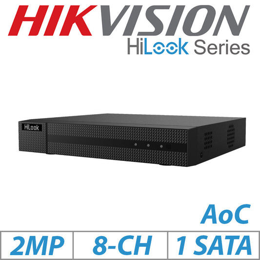 2MP 8CH HIKVISION HILOOK AOC 5-IN-1 DVR DVR-208G-M1/T