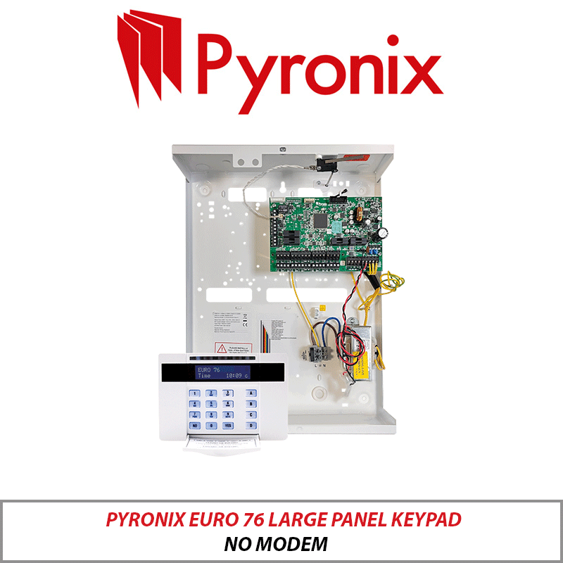 Pyronix Euro 76 Large Panel Keypad Without Modem EURO76L-UK