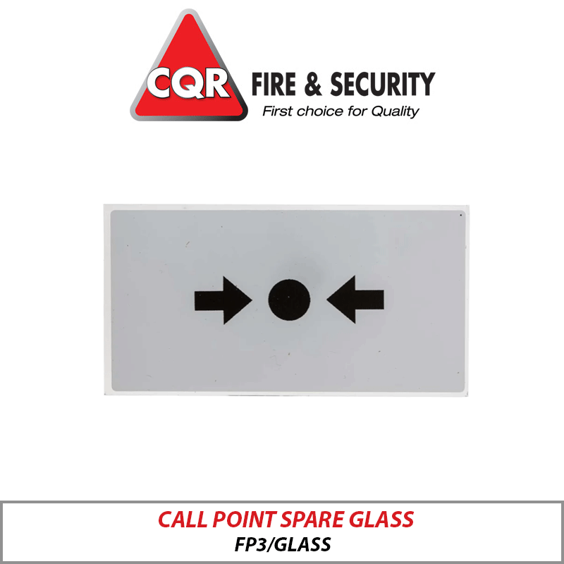 Fire Alarm Call Point Spare Glass FP3/GLASS