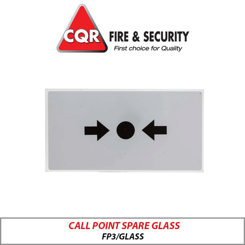 Fire Alarm Call Point Spare Glass FP3/GLASS