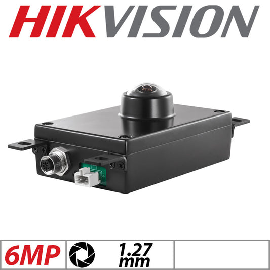 Hikvision 6MP Fisheye Panoramic Network Camera 1.27mm Black G1