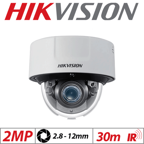Hikvision 2MP DarkFighter Vandal Dome IP Camera 2.8–12mm G1