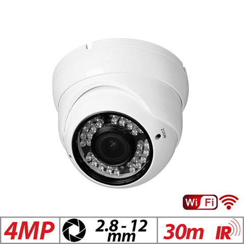 4MP Wi-Fi Non-PoE Turret Camera Motorized Zoom 2.8–12mm G1