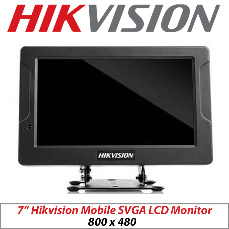 Hikvision 7" Mobile SVGA LCD Monitor 800x480 – Graded G1
