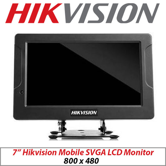 Hikvision 7" Mobile SVGA LCD Monitor 800x480 – Graded G1