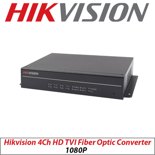 Hikvision 4CH 1080P HD-TVI Optical Fiber Transceiver G1