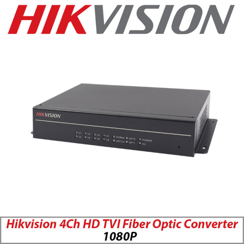 Hikvision 4CH 1080P HD-TVI Optical Fiber Transceiver G1