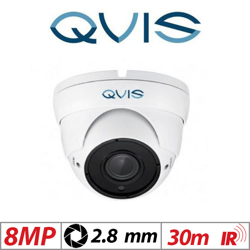 8MP-4K IP POE NETWORK TURRET DOME CAMERA GRADED ITEM