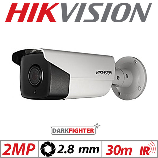 Hikvision 2MP DarkFighter Bullet AI Camera 2.8–12mm G1