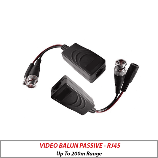 Passive 8MP Video Balun up to 200m Range – HAY-HDPVB02TWIN