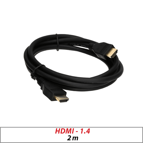 HDMI 2M CABLE GOLD PLATED TRIPLE SHIELD SUPPORT 1.4V