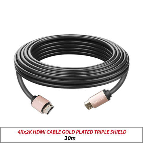 Kx2K HDMI 30M CCS Cable Gold Plated Triple Shielded