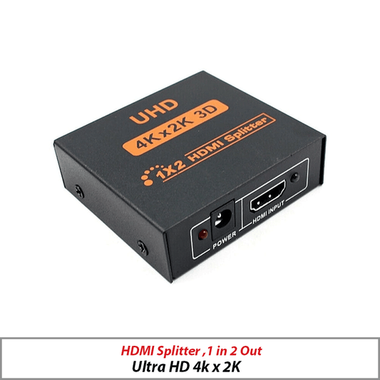 HDMI Splitter 1 In 2 Out Supports Ultra HD 4K x 2K