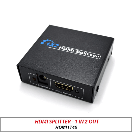 HDMI SPLITTER - 1 IN 2 OUT HDMI SUPPORTS ULTRA HD HDMI1T4S