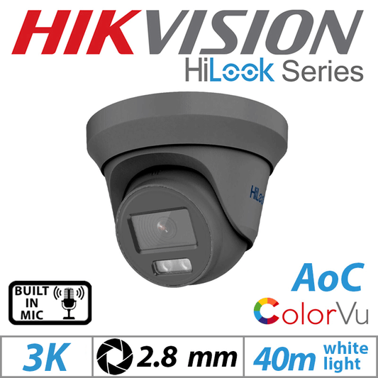 Hikvision HiLook 3K ColorVu Dome